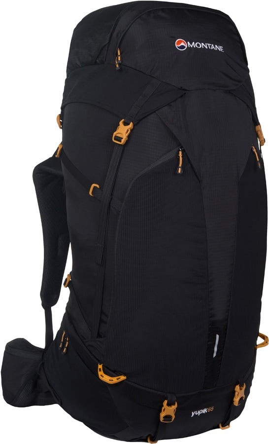 Montane Yupik 65 Long Distance Trekking Backpack, 65L Black